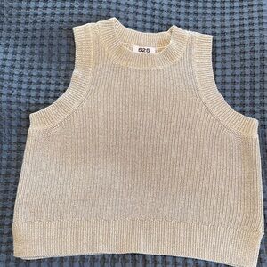 525 America Silver Knit Sweatervest